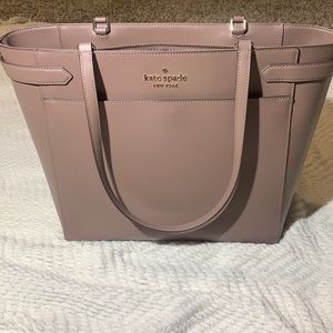 Kate Spade Mauve/Purple Colored Bag with Large Zipper Pouch - Gently Used Twice